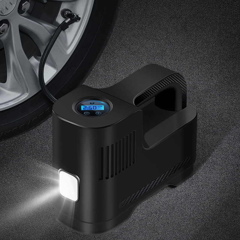 Image of Portable Multifunctional Car Inflator | Tire Pump & Air Compressor 
