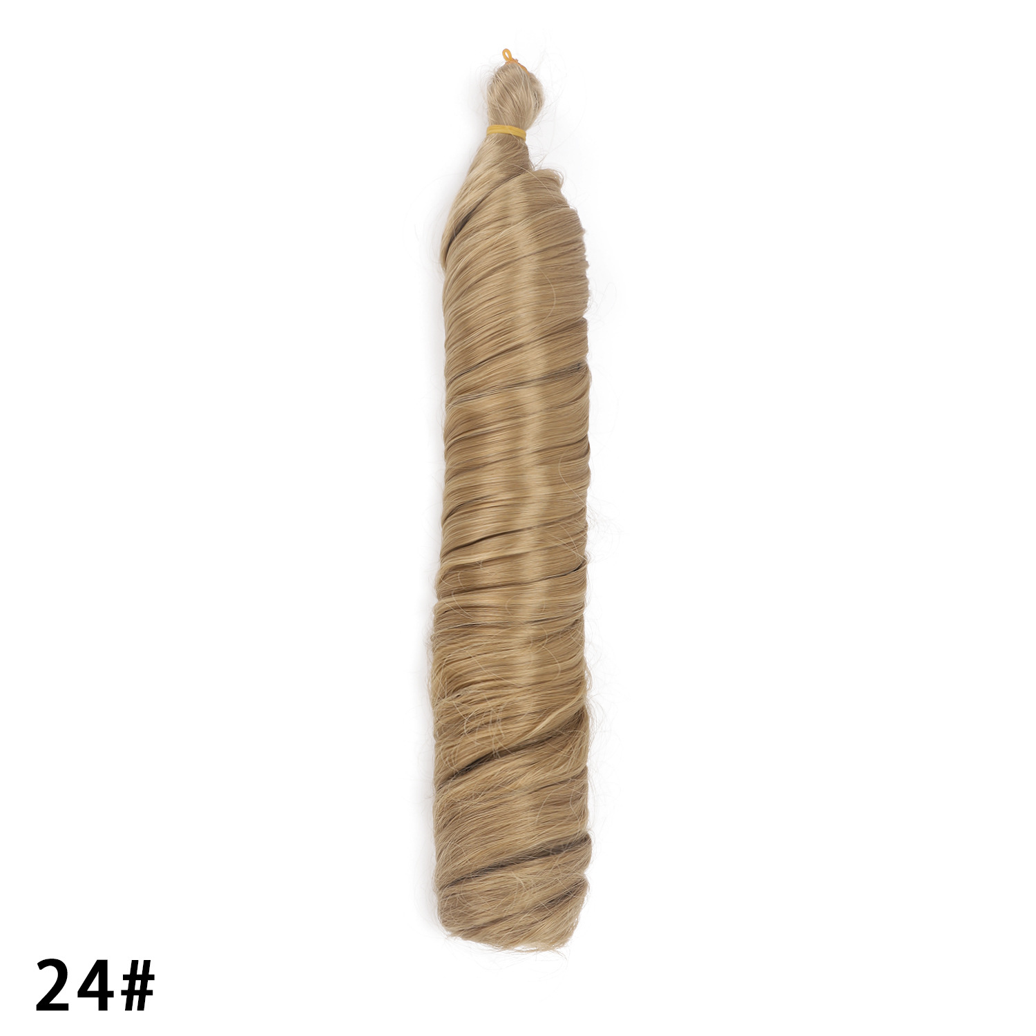Image of Meirui 28-Inch French Curly Crochet Braid Wig — Chemical Fibre Voluminous Braided Hair
