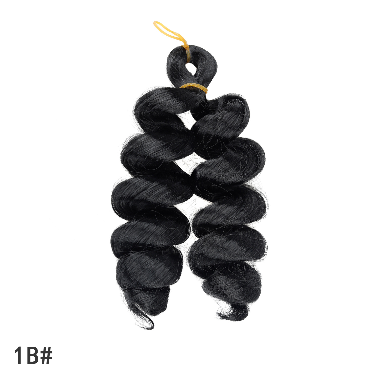 Image of 12-Inch Italian Curly Crochet Braids Hair Extensions – Soft & Lightweight Synthetic Hair for Women