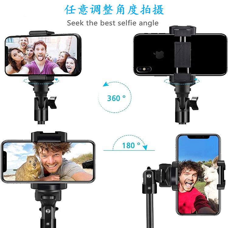 Image of Aluminum Alloy Tripod Selfie Stick – Multi-Function Portable Camera Stand (Perfect for Indoor & Outdoor Photography)