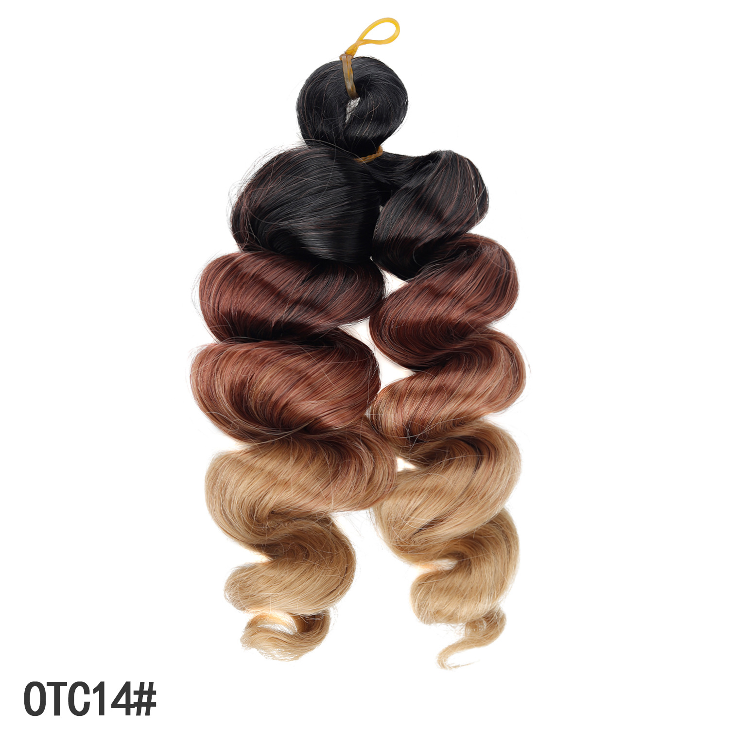 Image of 12-Inch Italian Curly Crochet Braids Hair Extensions – Soft & Lightweight Synthetic Hair for Women