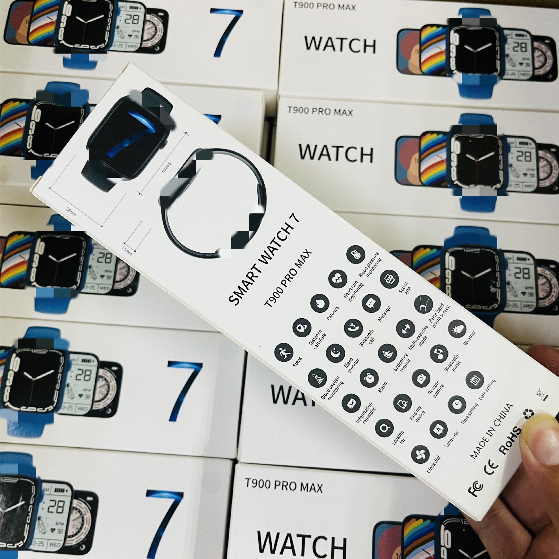 Image of T900 Pro MAX Luxury Smart Watch – Dual Button HD Display, Rotating Crown, Custom Dial, Health & Sports Tracker
