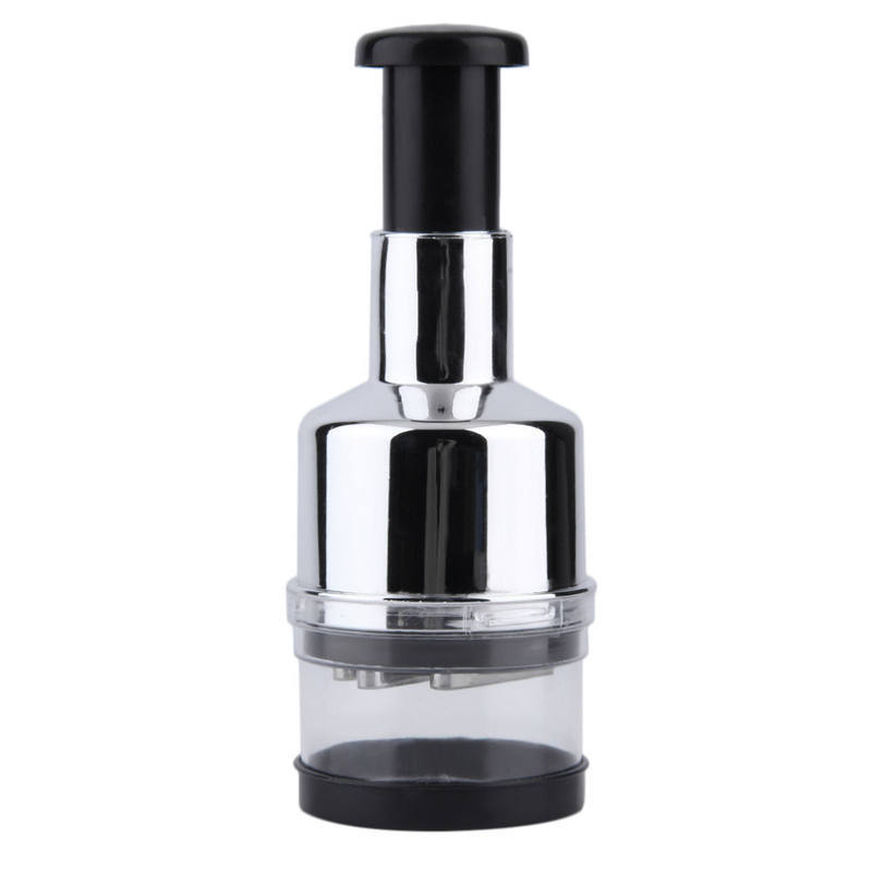Image of Autonomy 304 Stainless Steel Garlic Crusher – Manual Multi-Purpose Kitchen Cutter
