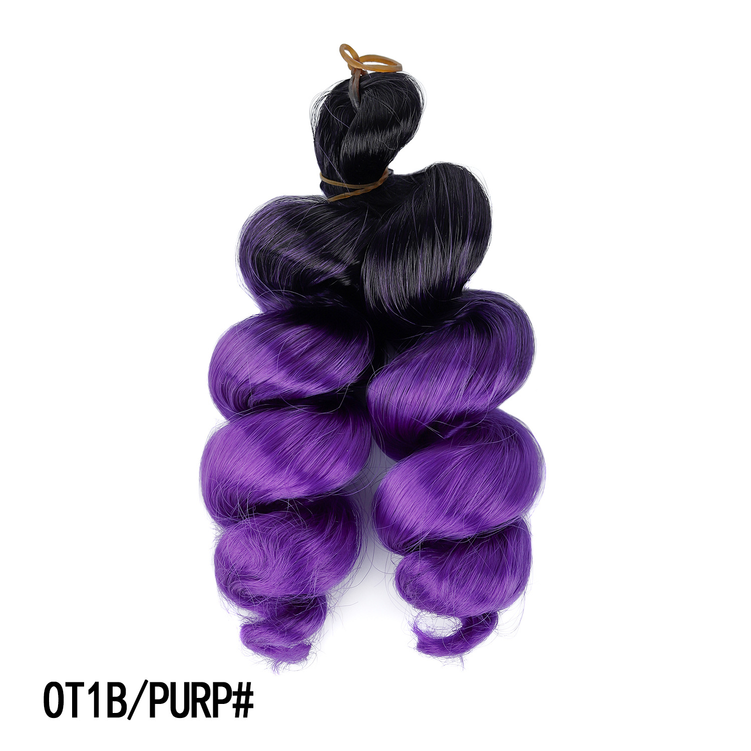 Image of 12-Inch Italian Curly Crochet Braids Hair Extensions – Soft & Lightweight Synthetic Hair for Women