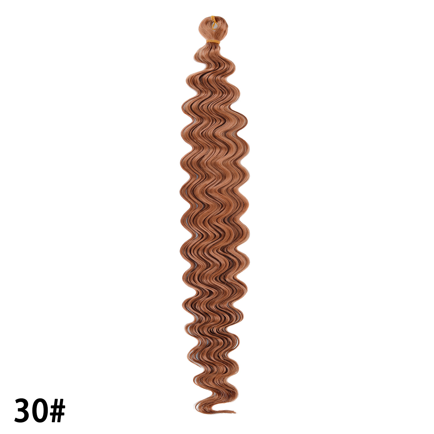 Image of 30-Inch Body Wave Crochet Hair Extension – Long Curly Ponytail | Premium Heat-Resistant Synthetic Hair
