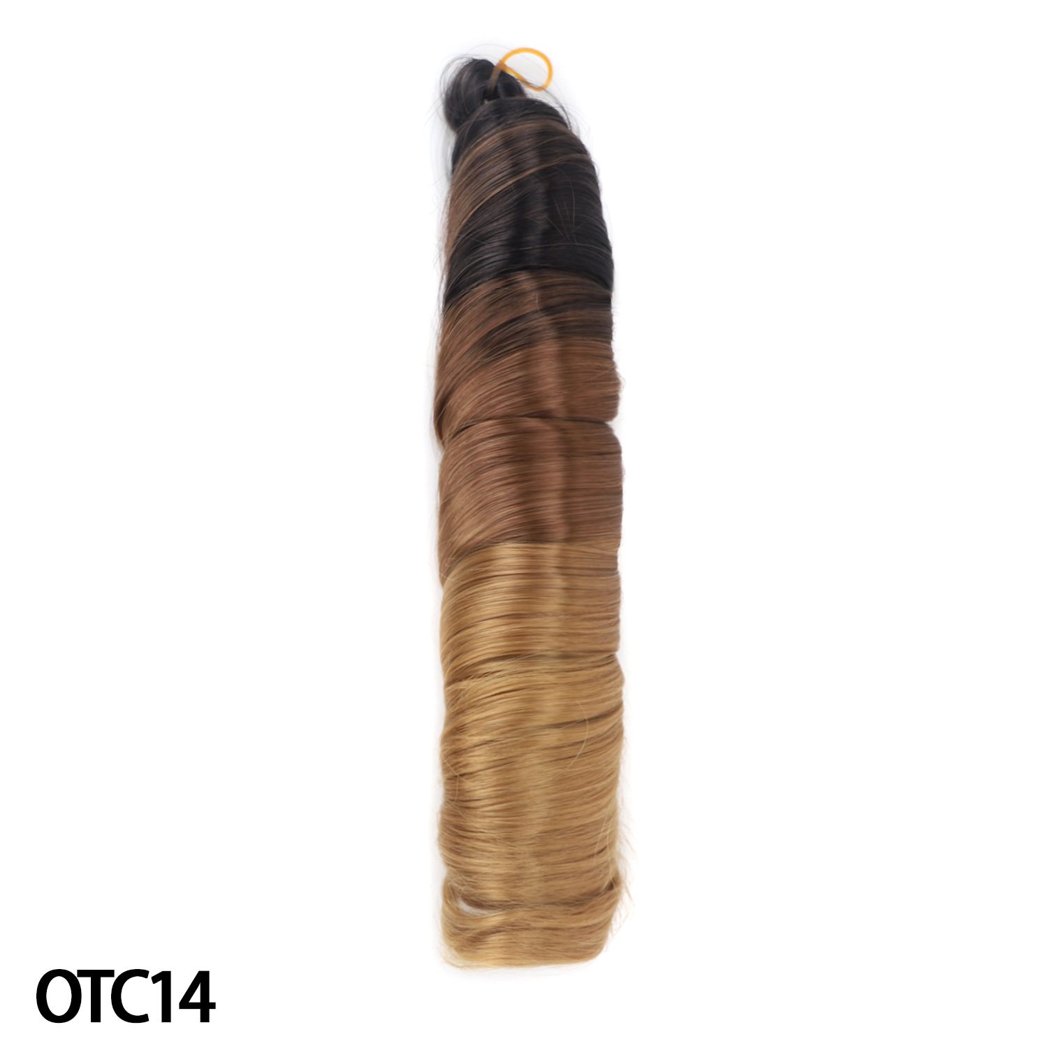 Image of Meirui 28-Inch French Curly Crochet Braid Wig — Chemical Fibre Voluminous Braided Hair
