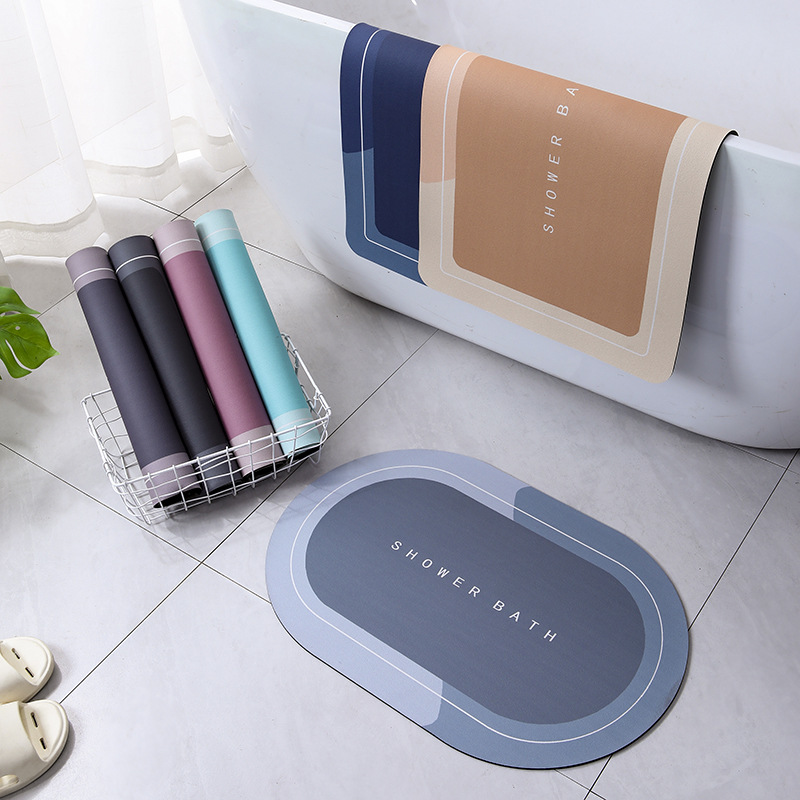 Image of Anti-Slip Bathroom Mat – Quick-Dry & Water-Absorbing Floor Mat 