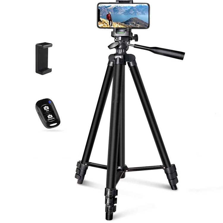 Image of Aluminum Alloy Tripod Selfie Stick – Multi-Function Portable Camera Stand (Perfect for Indoor & Outdoor Photography)