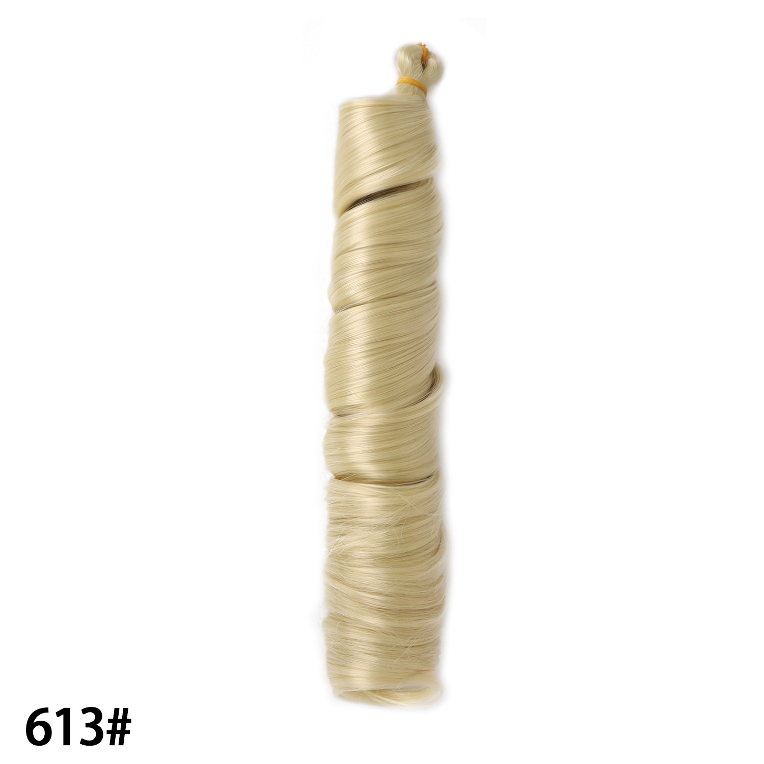 Image of Meirui 28-Inch French Curly Crochet Braid Wig — Chemical Fibre Voluminous Braided Hair