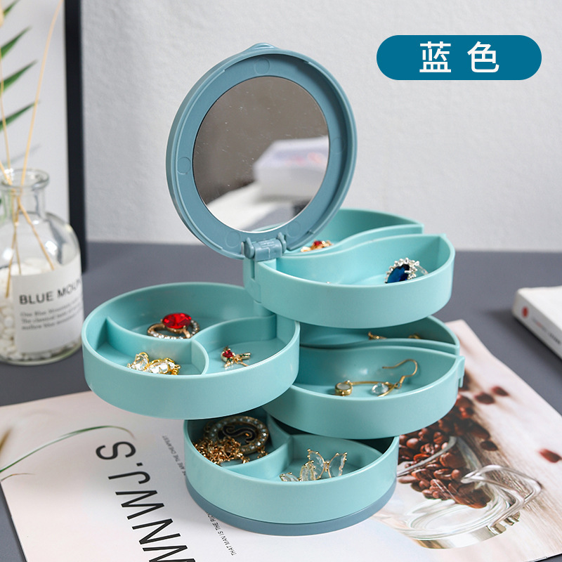 Image of Rotating Multi-Layer Jewelry Storage Box (Model A302)