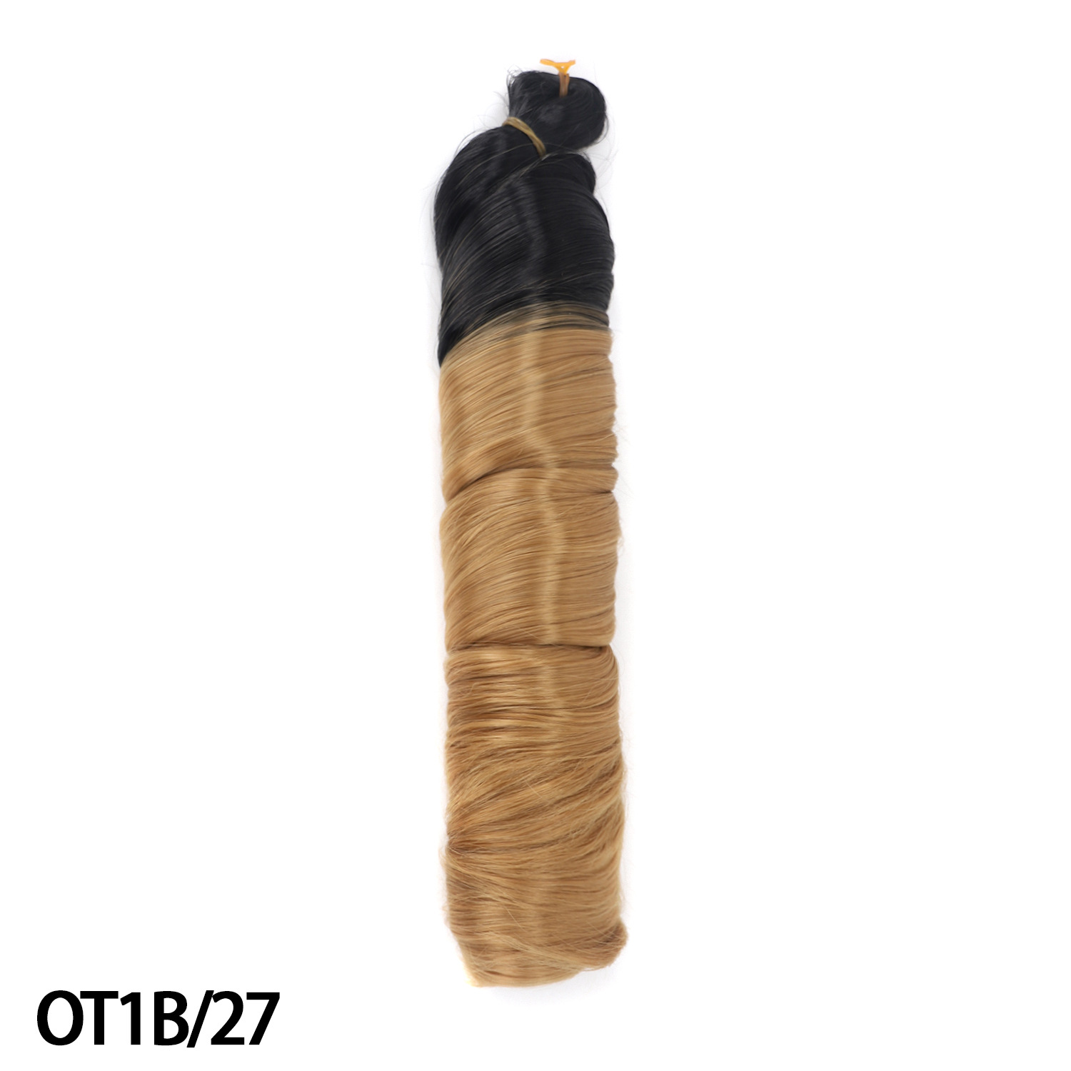 Image of Meirui 28-Inch French Curly Crochet Braid Wig — Chemical Fibre Voluminous Braided Hair