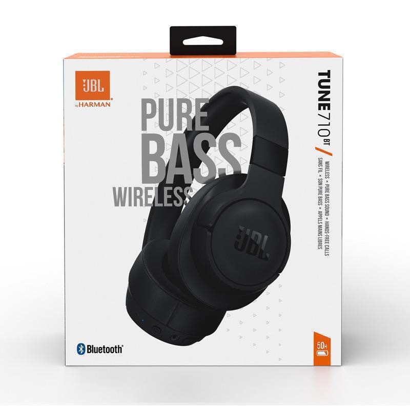 Image of JBL T710NC-Compatible Wireless Bluetooth Headphones | Noise-Cancelling Over-Ear Headset for Mobile & PC | 5.3 Bluetooth Stereo with Mic