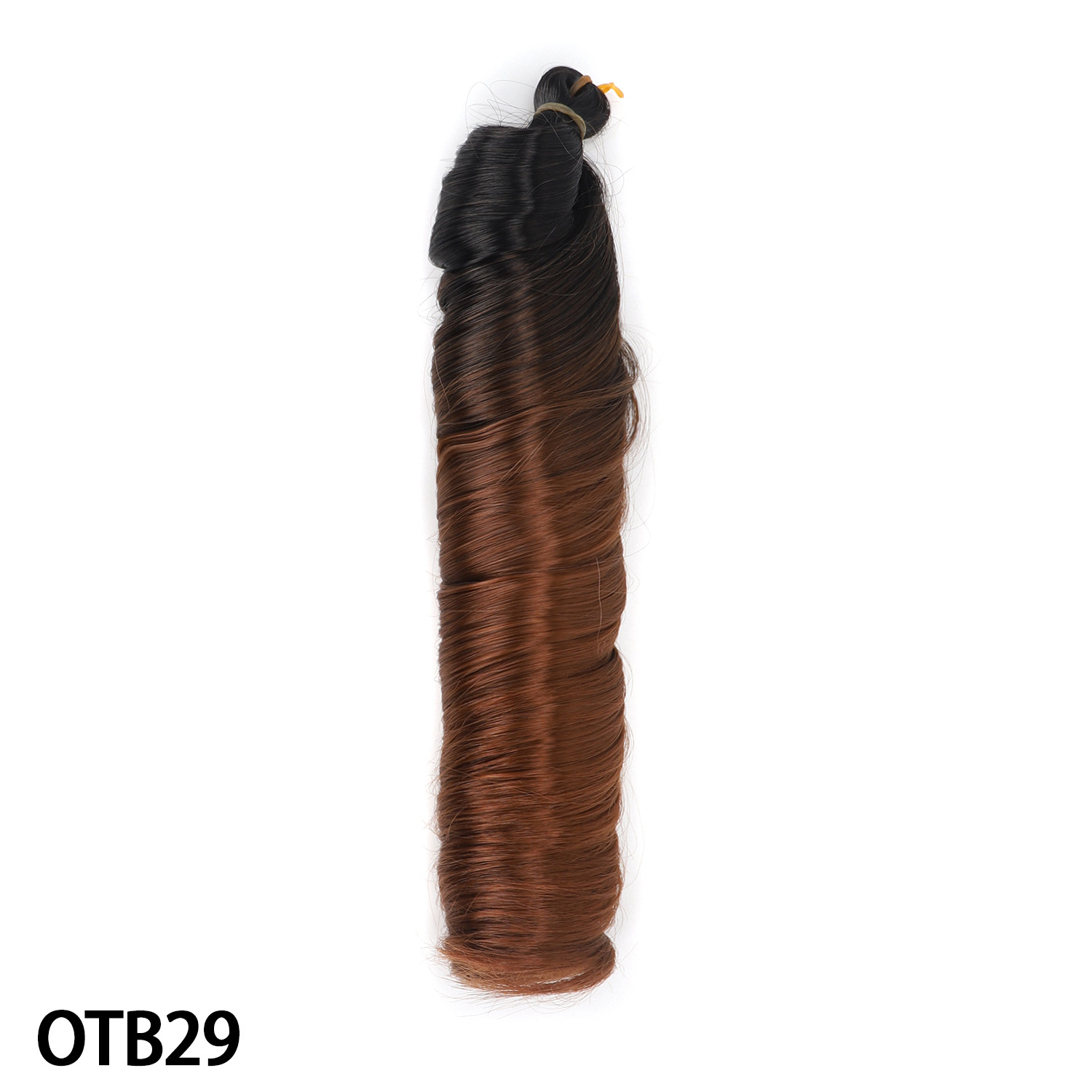 Image of Meirui 28-Inch French Curly Crochet Braid Wig — Chemical Fibre Voluminous Braided Hair