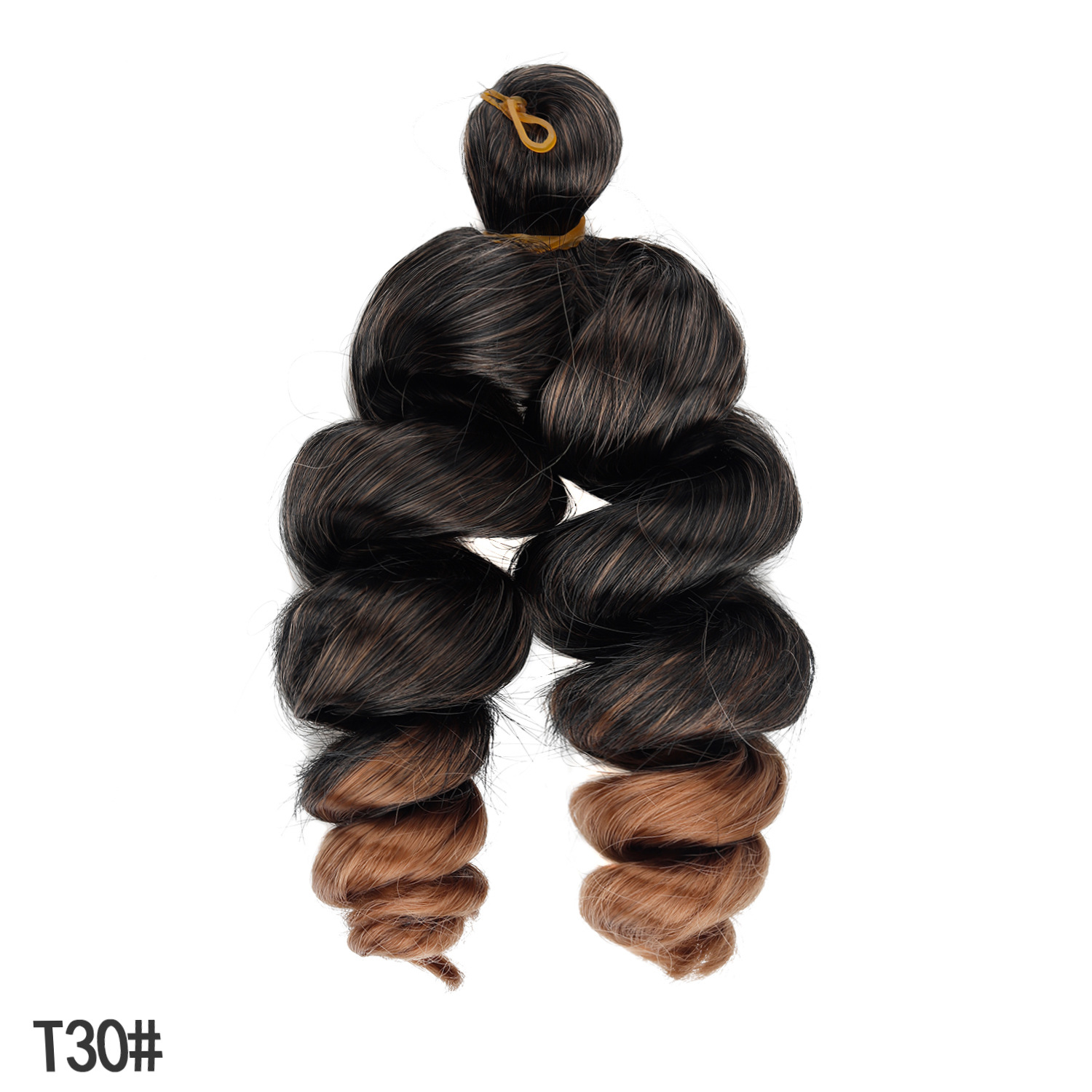 Image of 12-Inch Italian Curly Crochet Braids Hair Extensions – Soft & Lightweight Synthetic Hair for Women