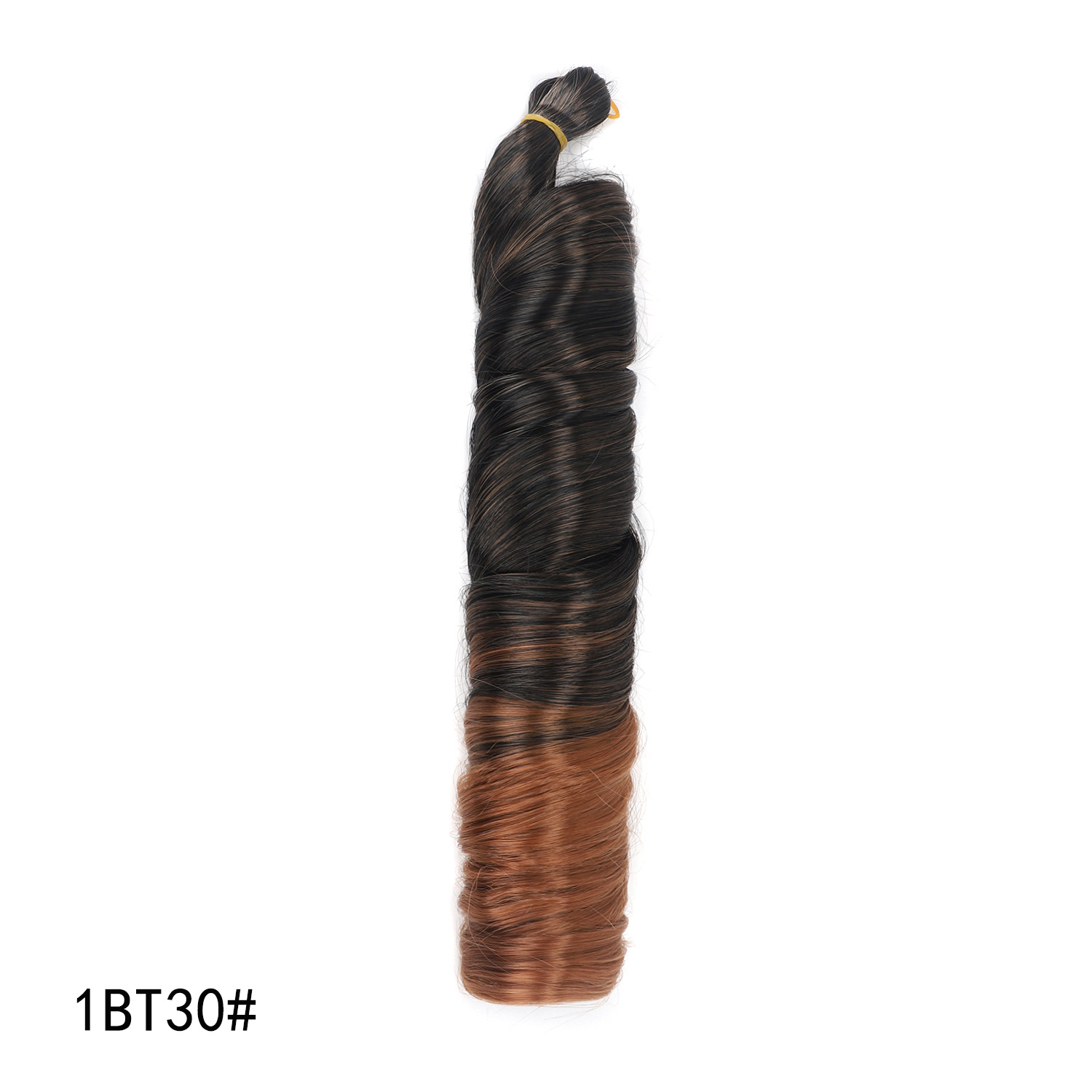 Image of Meirui 28-Inch French Curly Crochet Braid Wig — Chemical Fibre Voluminous Braided Hair