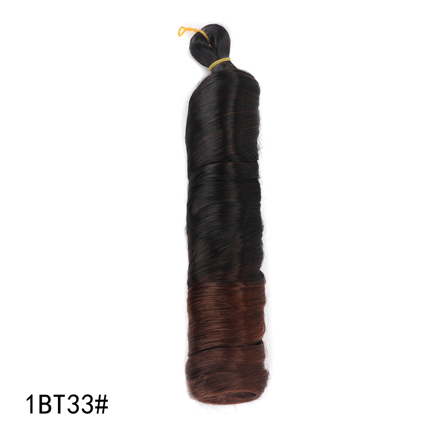 Image of Meirui 28-Inch French Curly Crochet Braid Wig — Chemical Fibre Voluminous Braided Hair