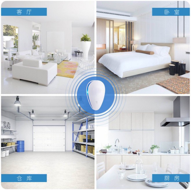 Image of Ultrasonic Mosquito & Insect Repellent | Electronic Pest Control Device 