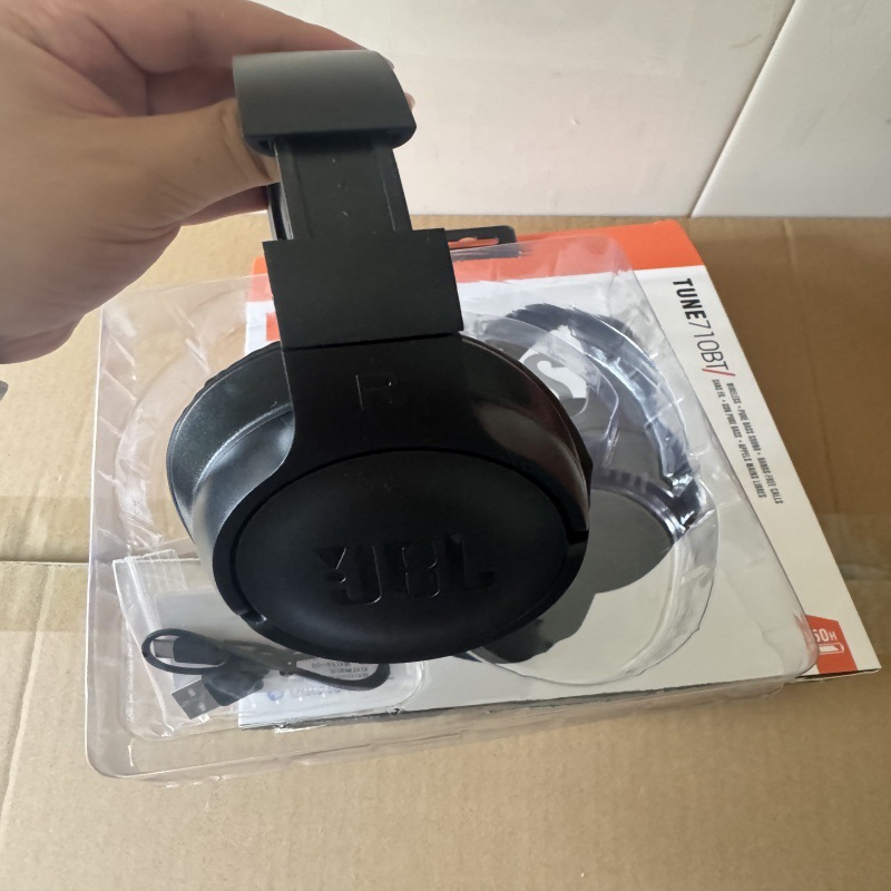 Image of JBL T710NC-Compatible Wireless Bluetooth Headphones | Noise-Cancelling Over-Ear Headset for Mobile & PC | 5.3 Bluetooth Stereo with Mic