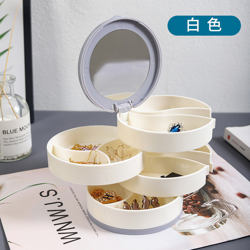 Image of Rotating Multi-Layer Jewelry Storage Box (Model A302)