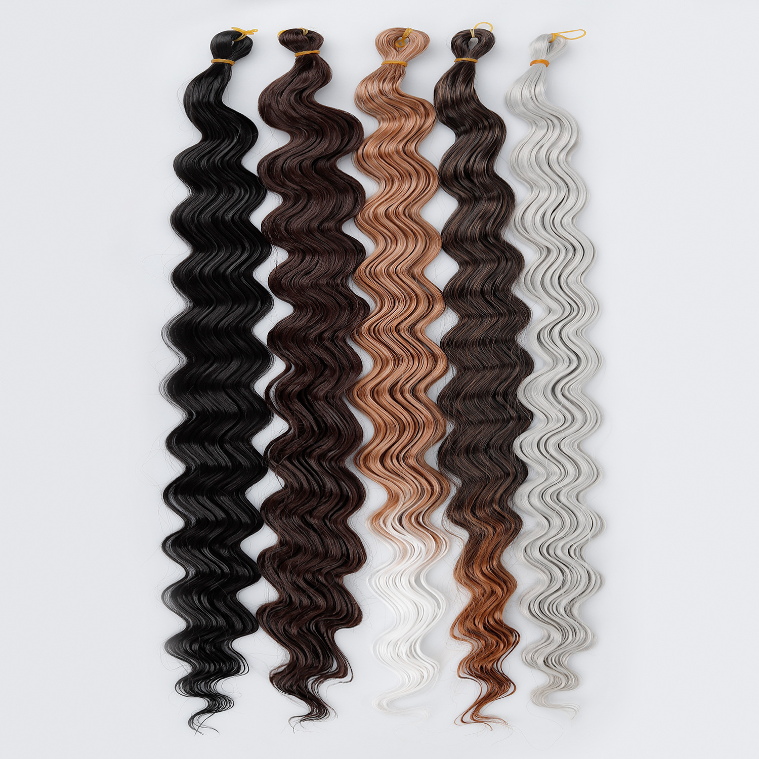 Image of 30-Inch Body Wave Crochet Hair Extension – Long Curly Ponytail | Premium Heat-Resistant Synthetic Hair