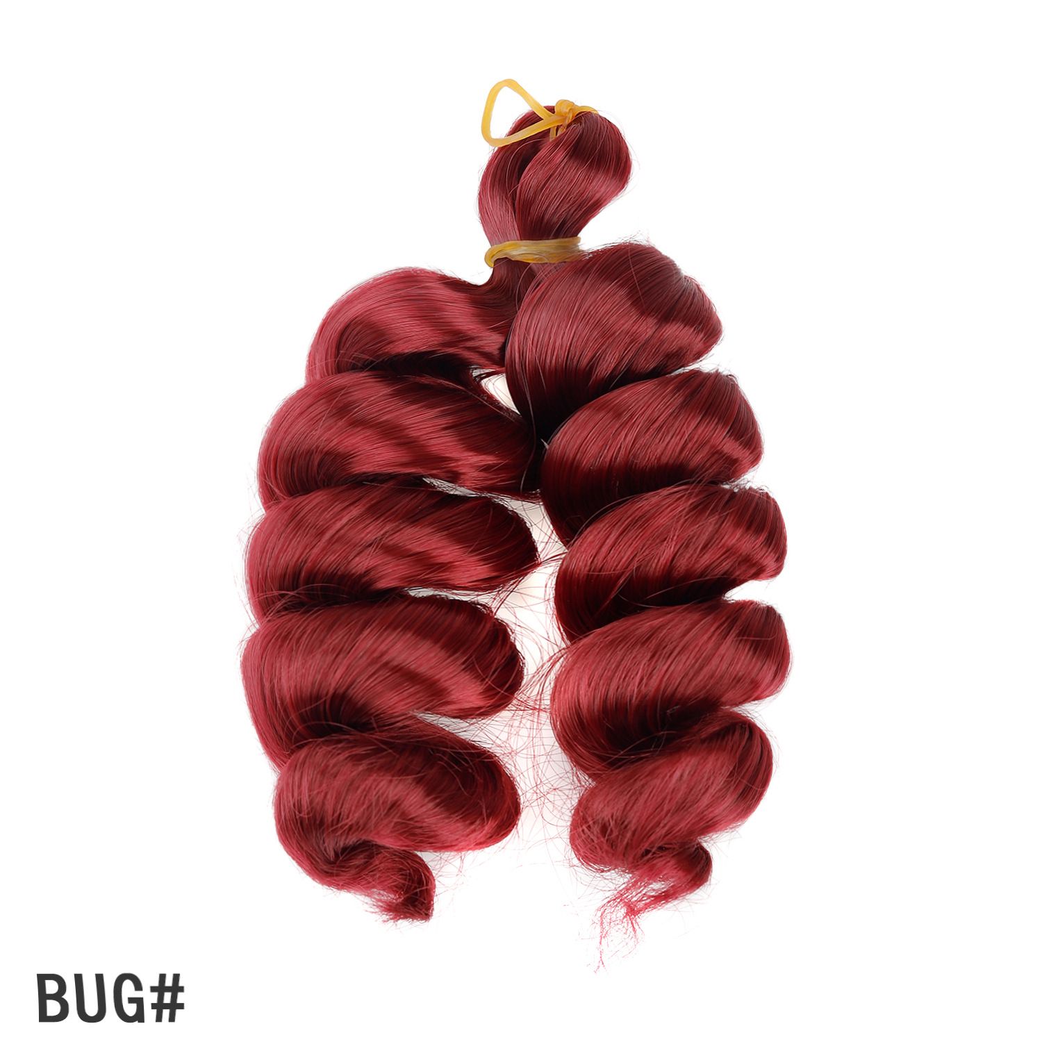 Image of 12-Inch Italian Curly Crochet Braids Hair Extensions – Soft & Lightweight Synthetic Hair for Women