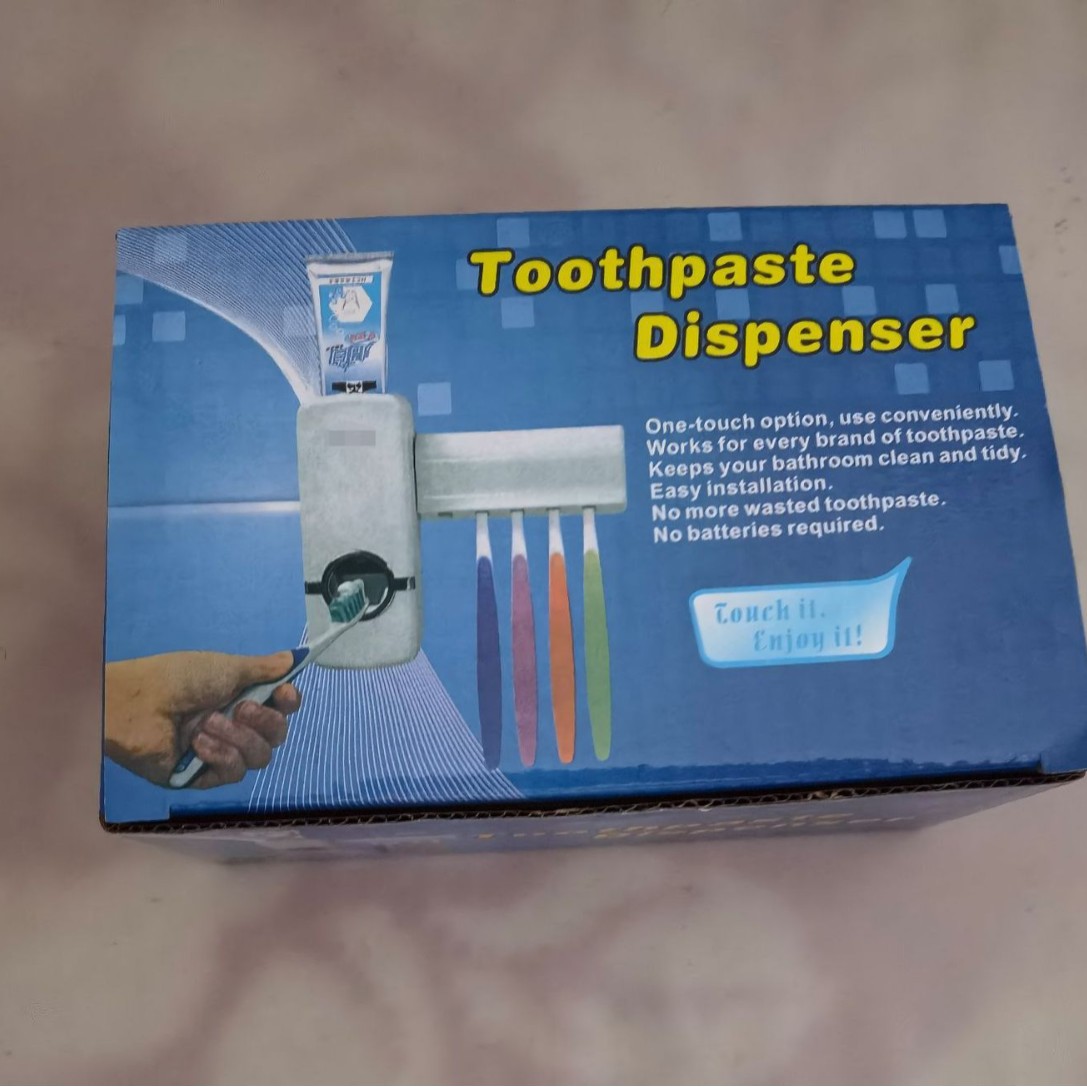 Fully Automatic Color Toothpaste Squeezer & Wall-Mounted Bathroom Set