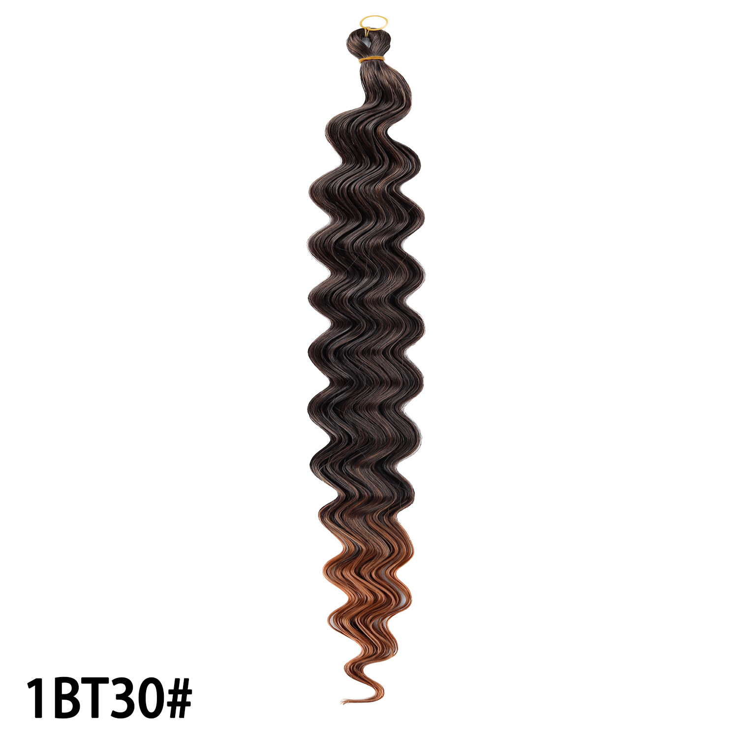 Image of 30-Inch Body Wave Crochet Hair Extension – Long Curly Ponytail | Premium Heat-Resistant Synthetic Hair