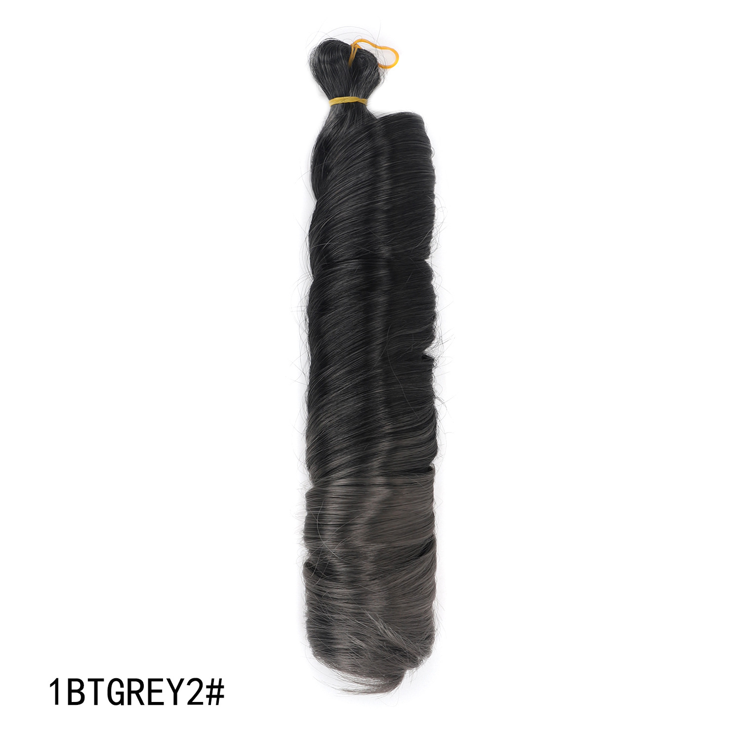 Image of Meirui 28-Inch French Curly Crochet Braid Wig — Chemical Fibre Voluminous Braided Hair