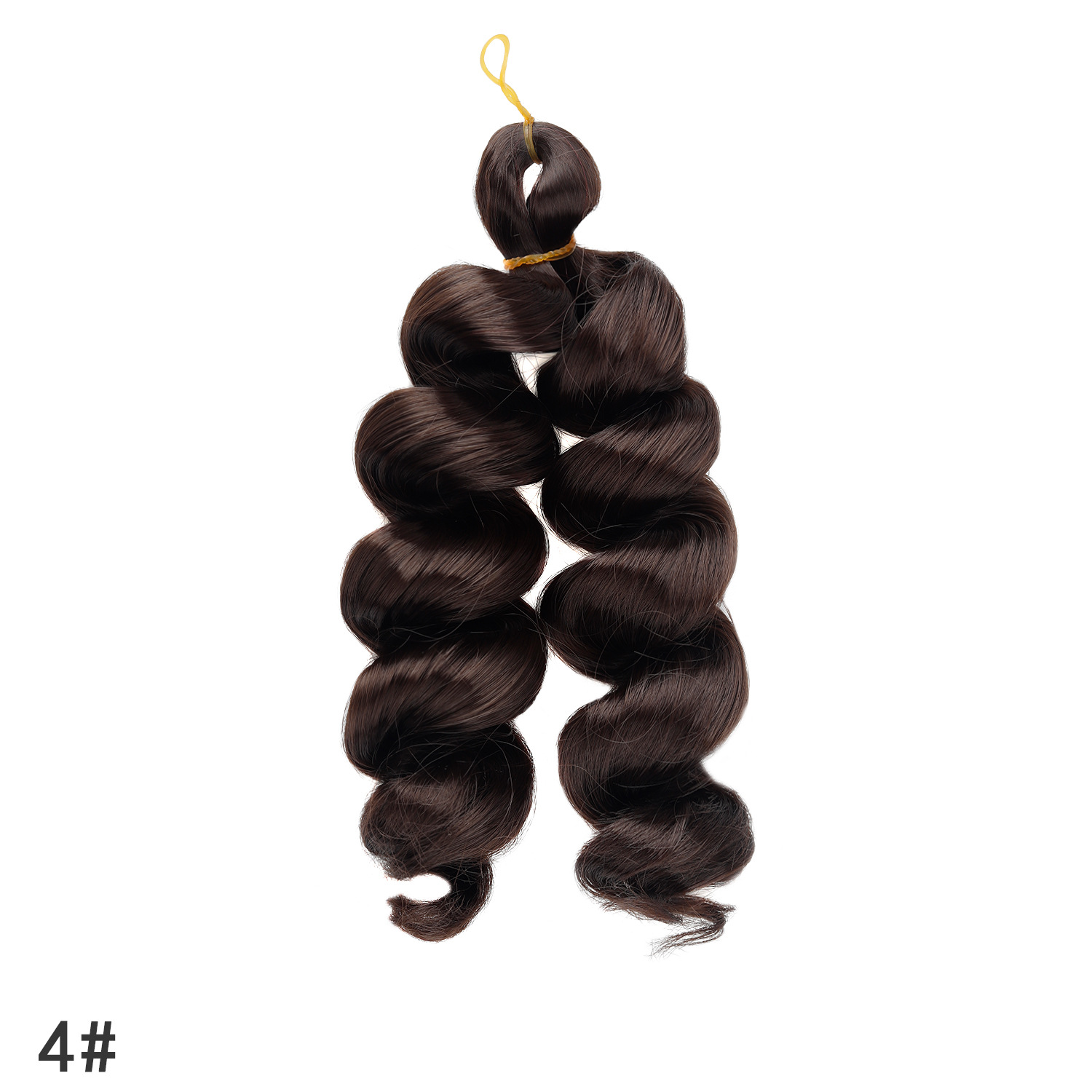 Image of 12-Inch Italian Curly Crochet Braids Hair Extensions – Soft & Lightweight Synthetic Hair for Women