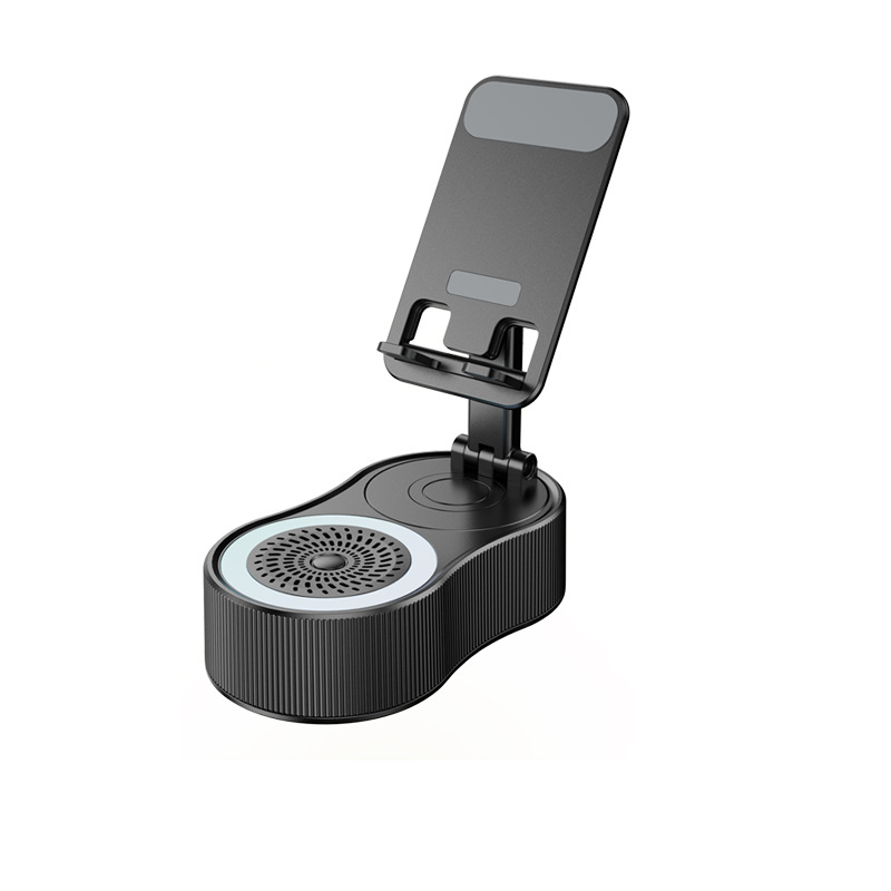 Image of 360° Rotating Phone Stand with Lift Function – 3-in-1 Power Bank, Bluetooth Speaker & Portable Mini Atmosphere Light 
