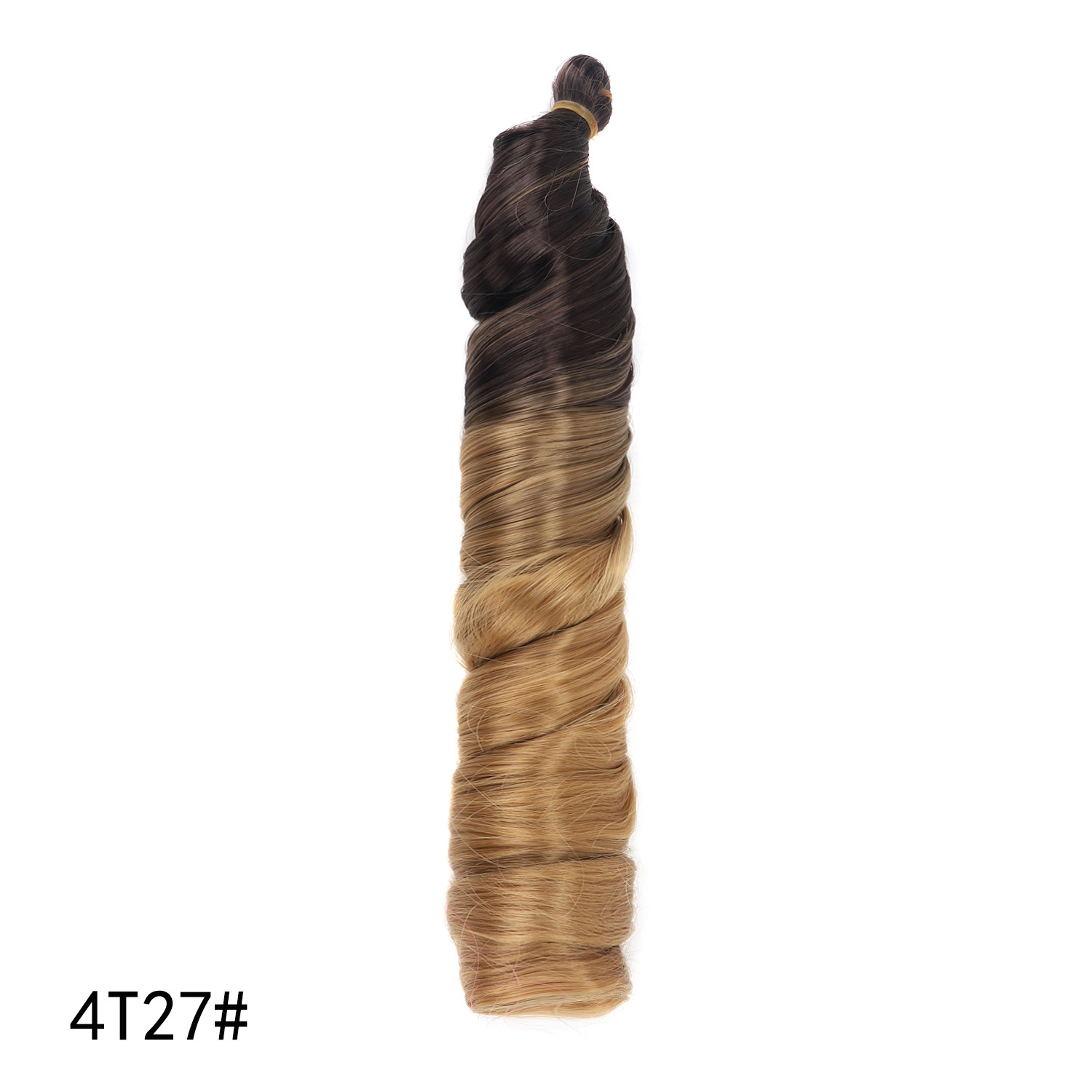 Image of Meirui 28-Inch French Curly Crochet Braid Wig — Chemical Fibre Voluminous Braided Hair