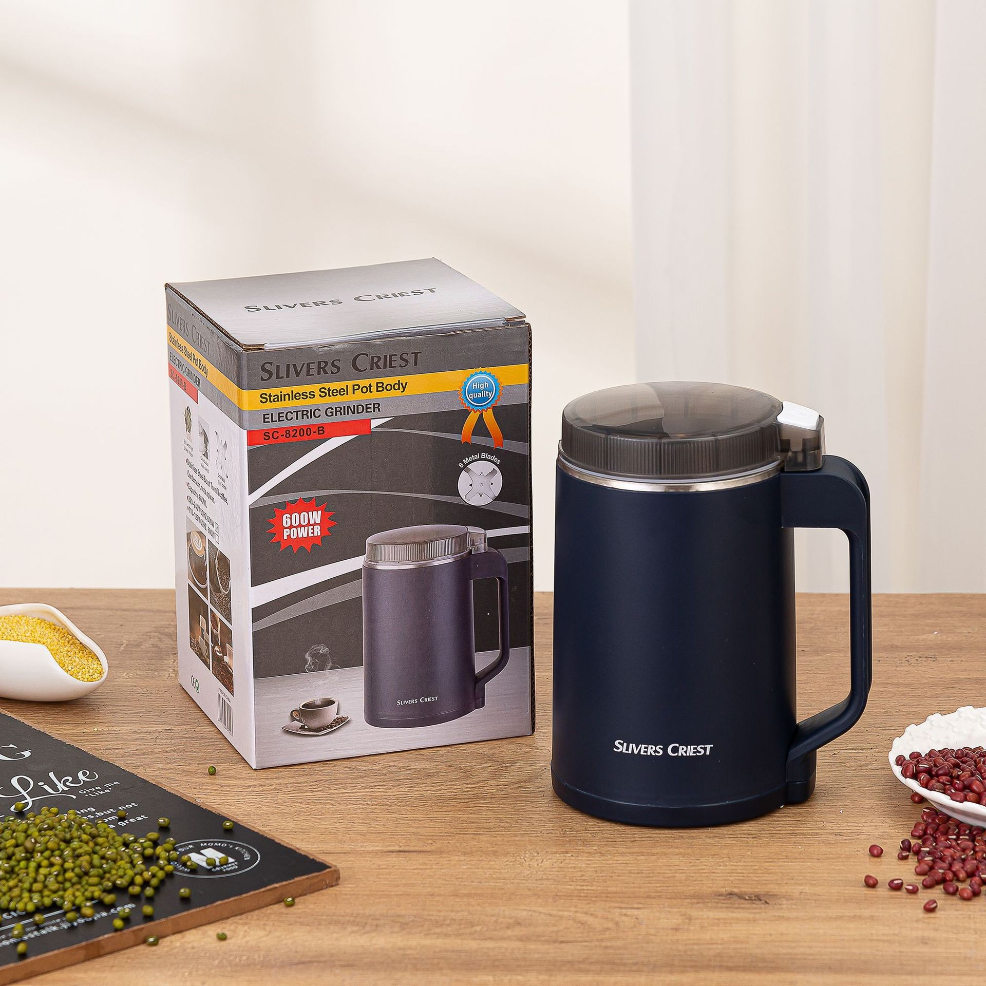 Image of SILVERCREST New Multifunctional Household Electric Grinder (Grain & Powder Machine)