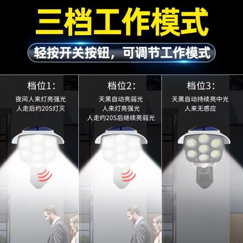 Image of Solar Security Light with Surveillance Camera