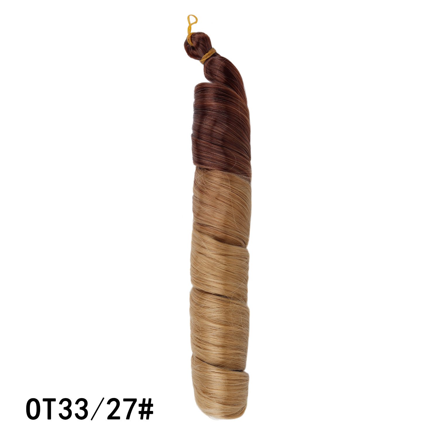 Image of Meirui 28-Inch French Curly Crochet Braid Wig — Chemical Fibre Voluminous Braided Hair