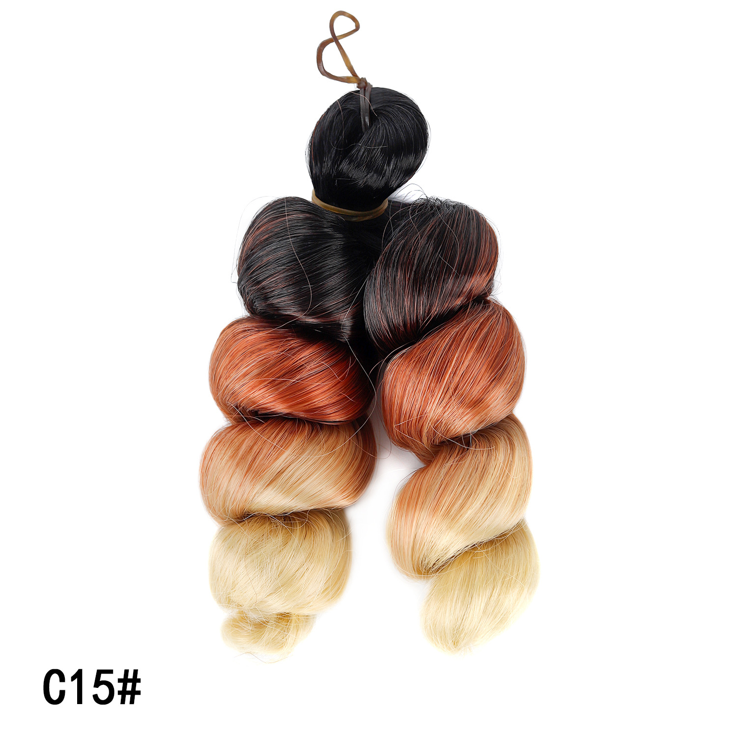 Image of 12-Inch Italian Curly Crochet Braids Hair Extensions – Soft & Lightweight Synthetic Hair for Women
