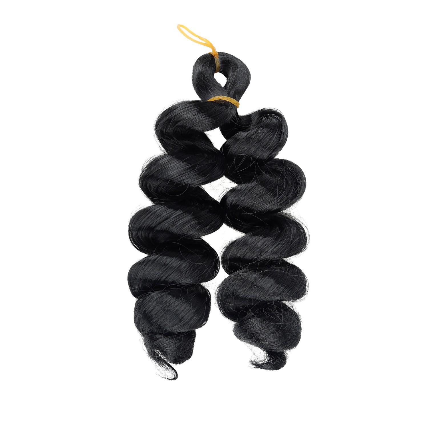 Image of 12-Inch Italian Curly Crochet Braids Hair Extensions – Soft & Lightweight Synthetic Hair for Women
