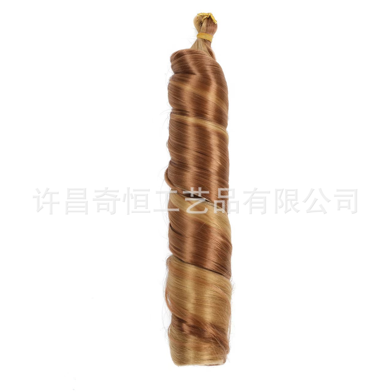 Image of 24-Inch Silky French Tube Braided Ponytail – Big Wave Synthetic Hair Extension with Hairband