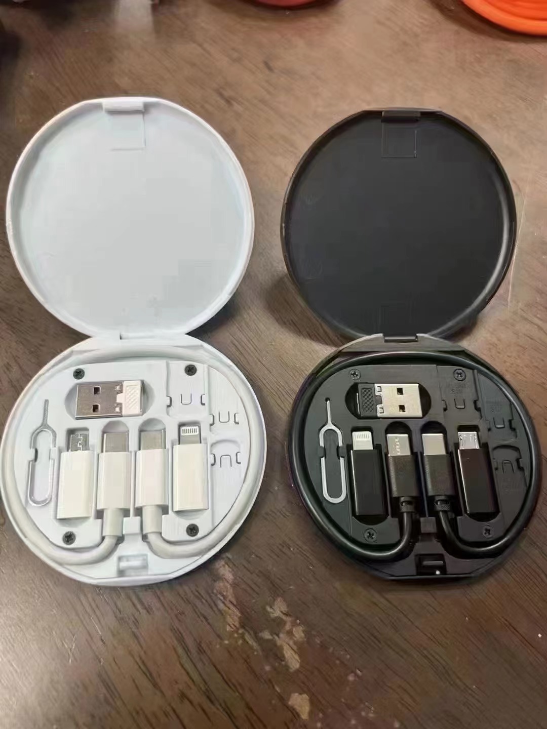 Image of 5-in-1 TYPEC data cable portable multi-function 60W fast charging adapter storage set suitable for Apple Huawei