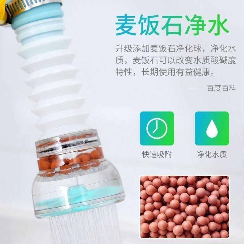 Image of Rotating Faucet Filter Shower Head (Anti-Splash Water Purifier)