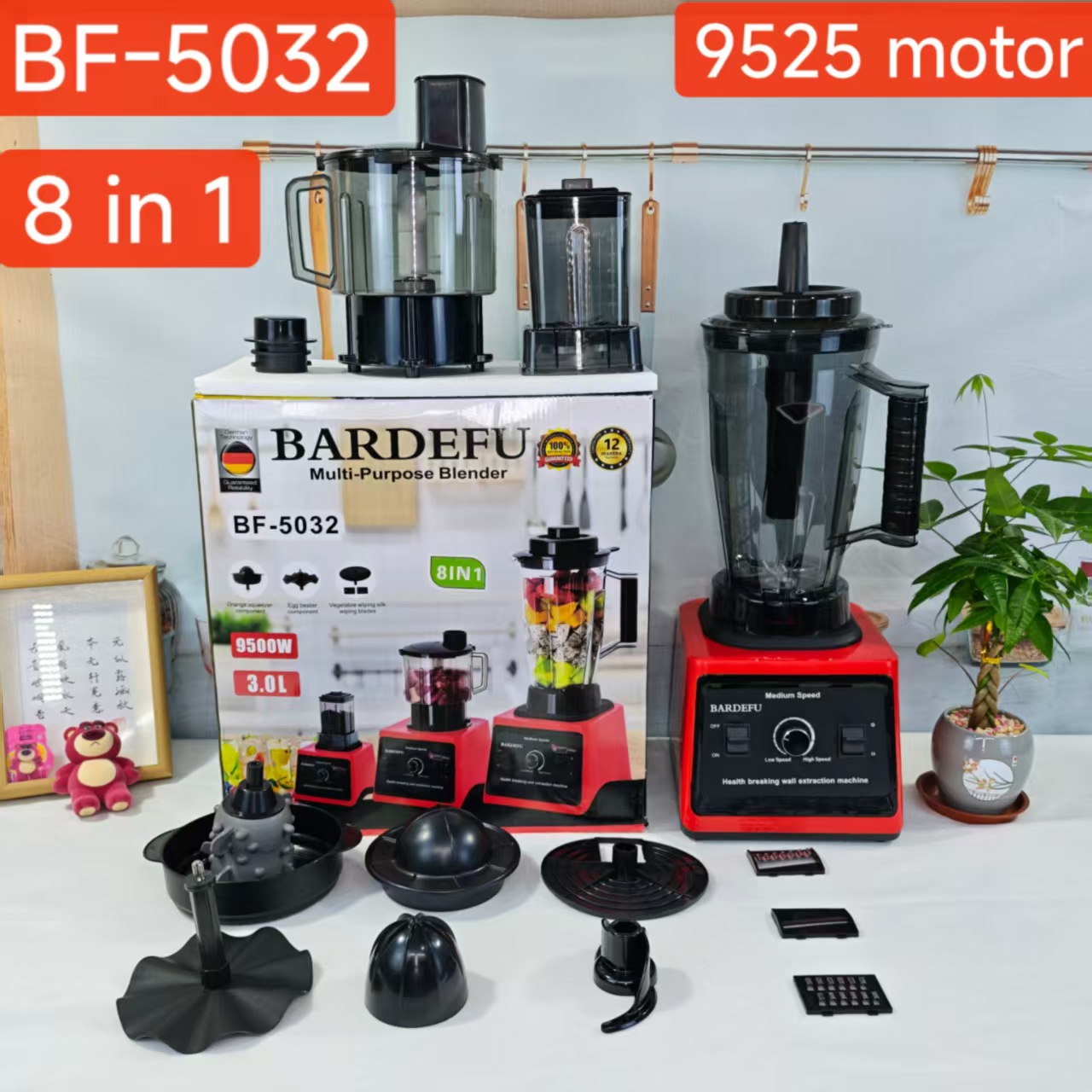 Image of 3L 6-in-1 High-Power Commercial Blender – Pure Copper Motor