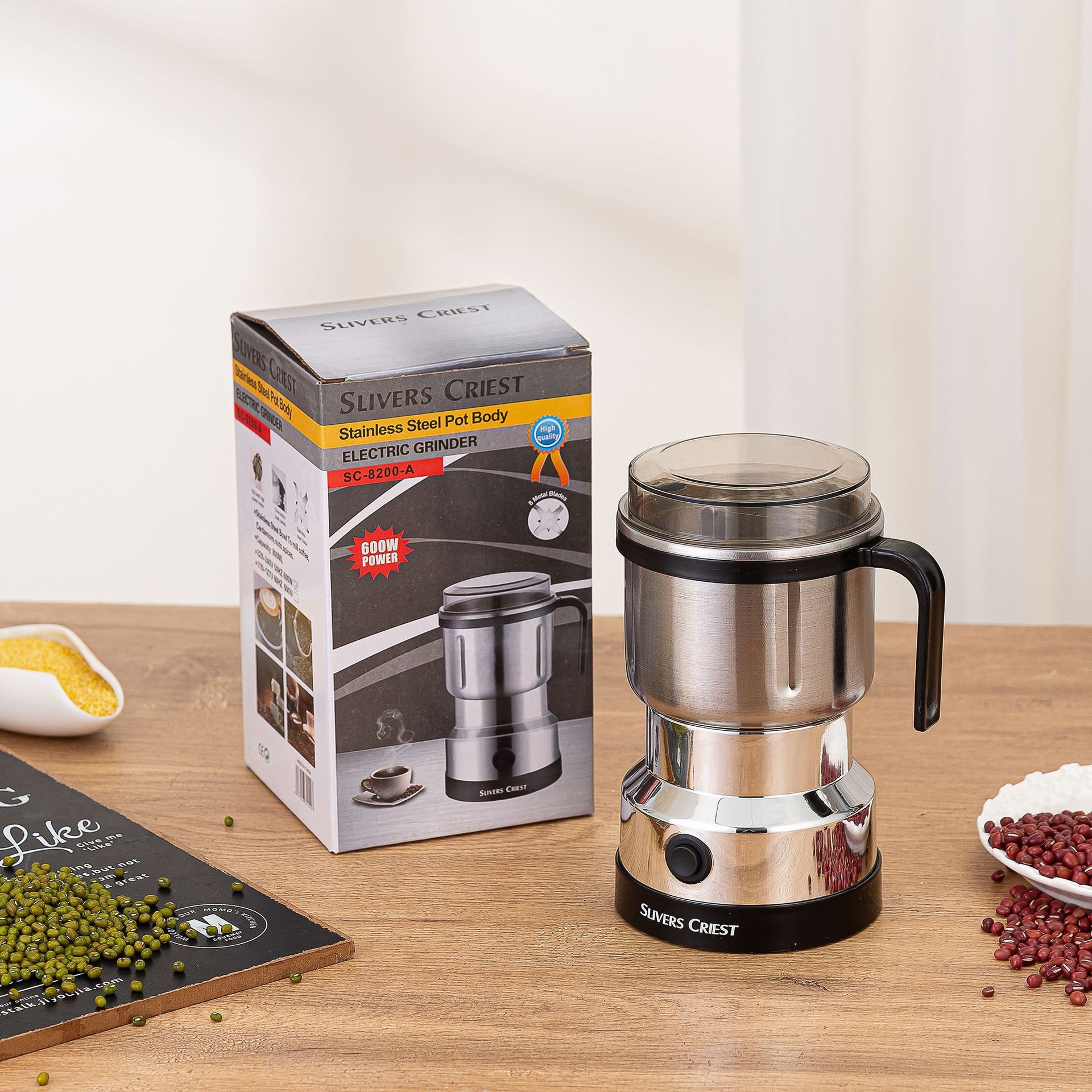 Image of SILVERCREST New Multifunctional Household Electric Grinder (Grain & Powder Machine)