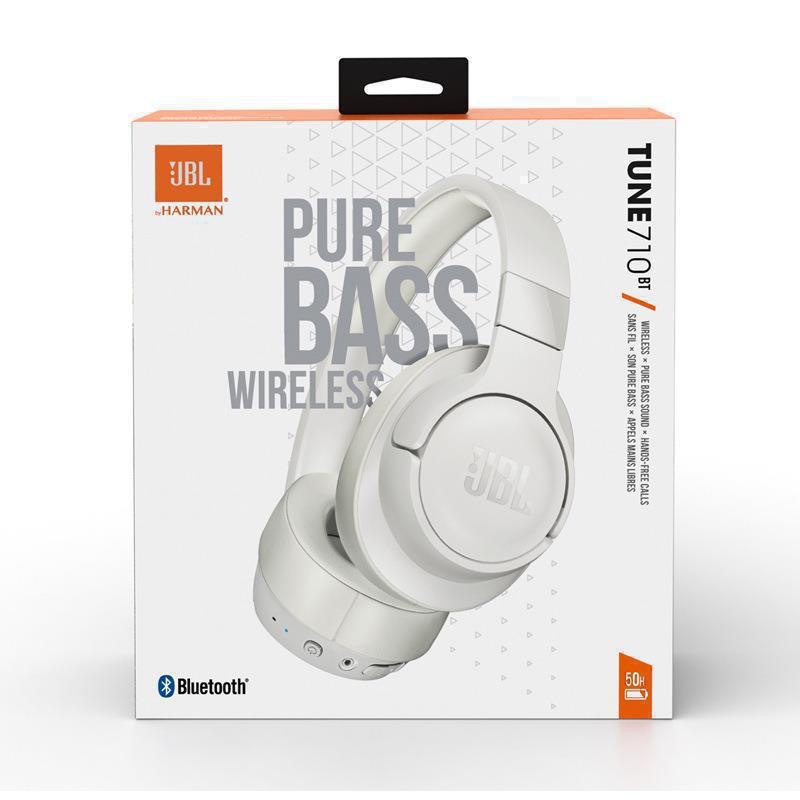 Image of JBL T710NC-Compatible Wireless Bluetooth Headphones | Noise-Cancelling Over-Ear Headset for Mobile & PC | 5.3 Bluetooth Stereo with Mic