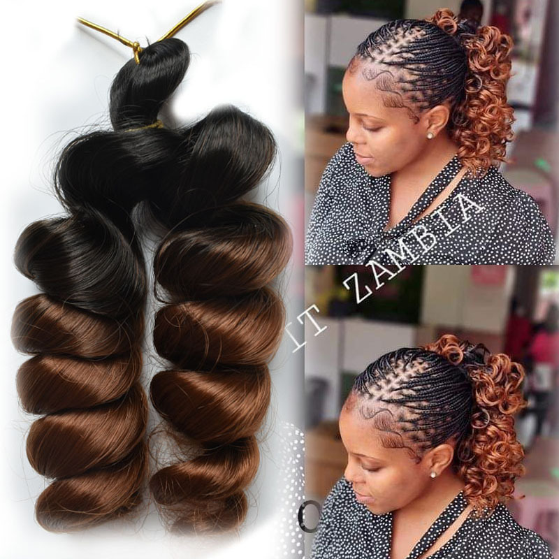 8in/10in Italian Curls Crochet Braids Hair African Wig