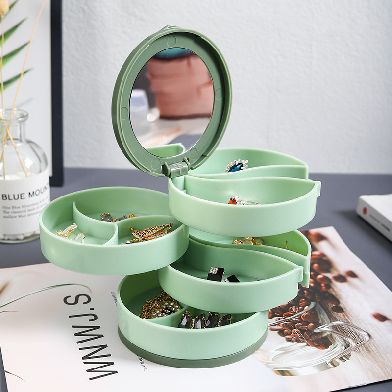 Image of Rotating Multi-Layer Jewelry Storage Box (Model A302)