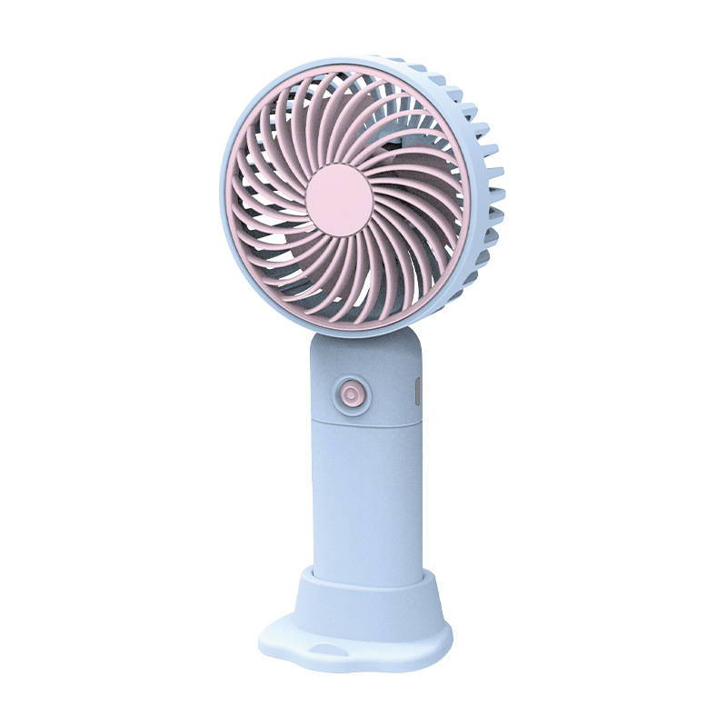 Image of Lechang Mini Foldable USB Fan||Handheld small fan USB folding portable mini rechargeable
