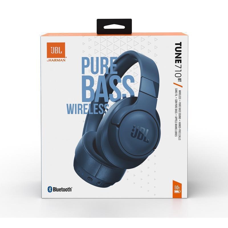 Image of JBL T710NC-Compatible Wireless Bluetooth Headphones | Noise-Cancelling Over-Ear Headset for Mobile & PC | 5.3 Bluetooth Stereo with Mic