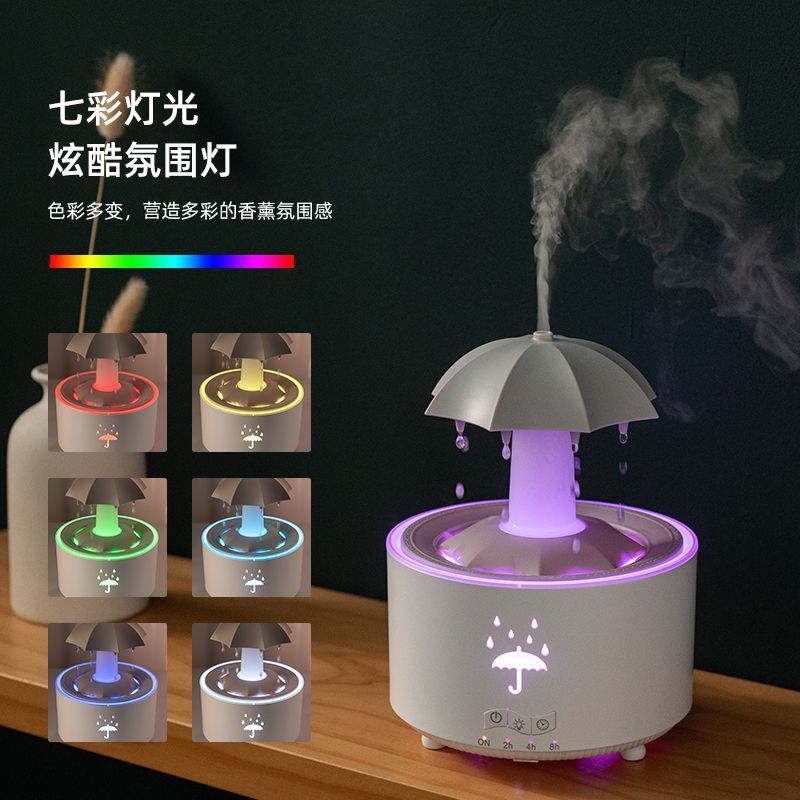 Image of Hot-Selling Colorful Raindrop Aromatherapy Humidifier 