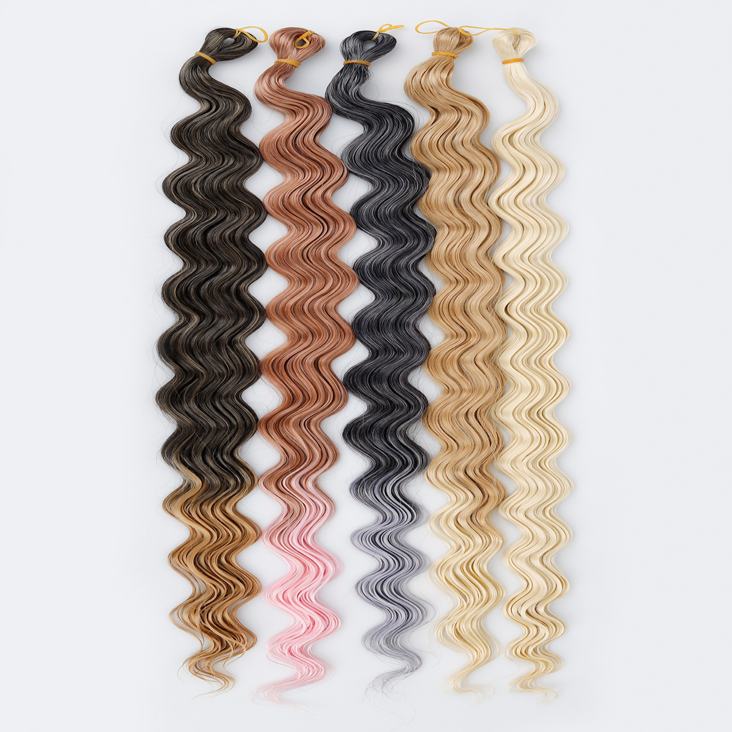 Image of 30-Inch Body Wave Crochet Hair Extension – Long Curly Ponytail | Premium Heat-Resistant Synthetic Hair